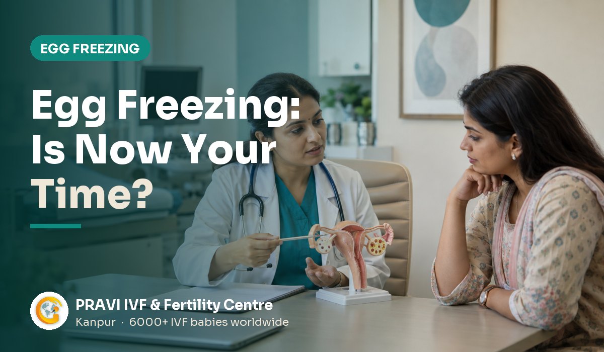 Egg Freezing in Kanpur: Right Age & Process